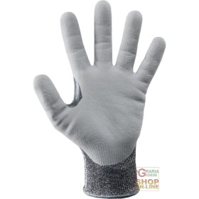 GUANTO CON SUPPORTO IN DYNEEMA® PALMO IN NITRILE SCHIUMATO GRIGIO  RINFORZO NEL POLLICE  TG  8 9 10 GUANTO CON SUPPORTO IN DYNEEMA® PALMO IN NITRILE SCHIUMATO
