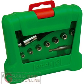CASALS M55 KIT INSERTI PER AVVITATORE 55 PEZZI CON CACCIAVITE PORTAINSERTI CASALS M55 KIT INSERTI PER AVVITATORE 55 PEZZI CON CACCIAVITE