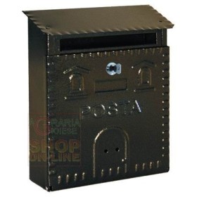 CASSETTA PER LETTERE IN FERRO PICCOLA ANTRACITE CM. 23X9X29 H. CASSETTA PER LETTERE IN FERRO PICCOLA ANTRACITE CM. 23X9X29 H.