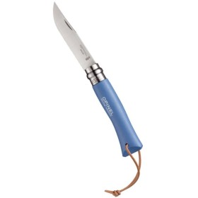 OPINEL COLTELLO INOX N.7 MANICO BARODEUR AZUR CON LACCETTO OPINEL INOX N.7 MANICO BARODEUR AZUR CON LACETTO