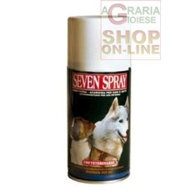 SEVEN SPRAY ANTIPARASSITARIO INSETTICIDA E ACARICIDA PER CANI-GATTI ML. 300 SEVEN SPRAY ANTIPARASSITARIO INSETTICIDA E ACARICIDA PER