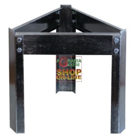 SUPPORTO TREPPIEDI PER CONTENITORE INOX BIDONE OLIO SUPPORTO TREPPIEDI PER CONTENITORE INOX BIDONE OLIO