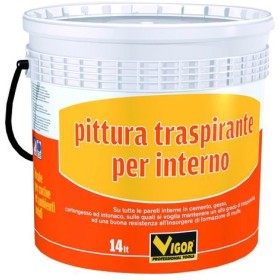 VIGOR PITTURA MURALE TRASPIRANTE BIANCO LT. 4 VIGOR PITTURA MURALE TRASPIRANTE BIANCO LT. 4