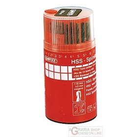 Einhell Set 19 punte elicoidali HSS per metallo Einhell Set 19 punte elicoidali HSS