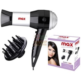 MAX ASCIUGACAPELLI PROFEX 1400W C/DIFFUSORE MAX ASCIUGACAPELLI PROFEX 1400W C/DIFFUSORE