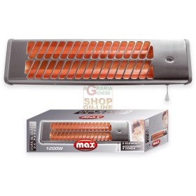 MAX STUFA AL QUARZO MURALE 1200 W MAX STUFA AL QUARZO MURALE 1200 W