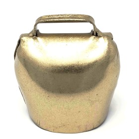 CAMPANA IN OTTONE PER CANI PECORE CAPRE OVINI ORNAMENTALE MM. 70x80h. CAMPANA IN OTTONE PER CANI PECORE CAPRE OVINI ORNAMENTALE MM.