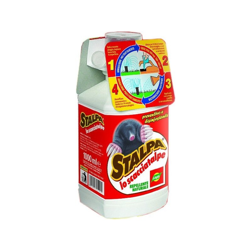 LINFA STALPA LO SCACCIA TALPE REPELLENTE NATURALE ANTITALPA LT. LINFA STALPA LO SCACCIA TALPE REPELLENTE NATURALE ANTITALPA LT.