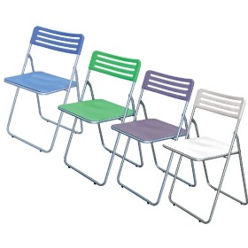 SEDIA PIEGHEVOLE IN ABS BIANCO SEDIA PIEGHEVOLE IN ABS BIANCO