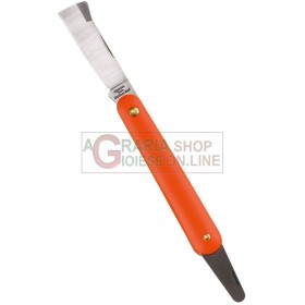 STOCKER COLTELLO INNESTO CON INCAVATORE MANICO IN PLASTICA LAMA MM. 55 STOCKER COLTELLO INNESTO CON INCAVATORE MANICO IN PLASTICA LAMA