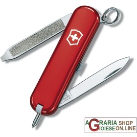 VICTORINOX CLASSIC SCRIBE COLTELLINO PORTACHIAVI MULTIUSO COLORE ROSSO MM. 58 VICTORINOX CLASSIC SCRIBE COLTELLINO PORTACHIAVI MULTIUSO