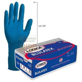 GUANTI IN LATTICE MONOUSO SPESSORATO COLORE BLU TG. M A XL PZ. 50 GUANTI IN LATTICE MONOUSO SPESSORATO COLORE BLU TG. M A XL PZ.