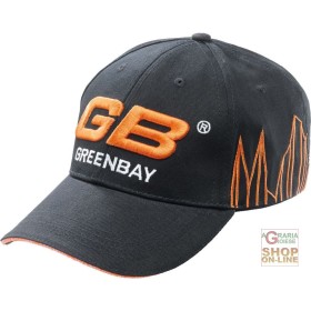 CAPPELLINO 100% COTONE CON VISIERA LOGO GB  COLORE NERO CAPPELLINO 100% COTONE CON VISIERA LOGO GB COLORE NERO