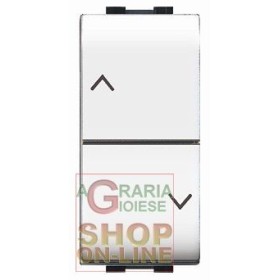 LIFE ART.4022WH DOPPIO PULSANTE PER TAPPARELLA BIANCO LIFE ART.4022WH DOPPIO PULSANTE PER TAPPARELLA BIANCO