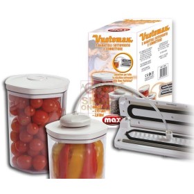 MAX SET 2 BARATTOLI SOTTOVUOTO+POMPA MAX SET 2 BARATTOLI SOTTOVUOTO+POMPA