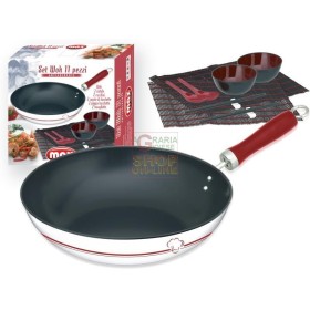 MAX SET WOK 11PZ  DIM. 30 CM MAX SET WOK 11PZ DIM. 30 CM
