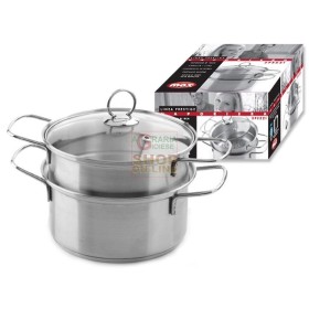 MAX VAPORIERA 3PZ 18CM ACCIAIO PRESTIGE MAX VAPORIERA 3PZ 18CM ACCIAIO PRESTIGE