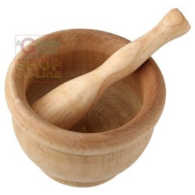 FACKELMANN MORTAIO CON PESTELLO IN LEGNO 13 PER 10 CM ART. 30967 FACKELMANN MORTAIO CON PESTELLO IN LEGNO 13 PER 10 CM ART. 30967