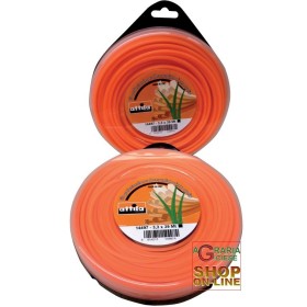 FILO PER DECESPUGLIATORE SEZIONE QUADRO mm. 3 x 45 MT. FILO PER DECESPUGLIATORE SEZIONE QUADRO mm. 3 x 45 MT.