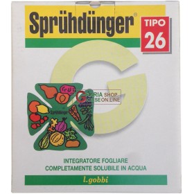 GOBBI SPRUHDUNGER TIPO 26 CONCIME FOGLIARE N.P.K. 15.28.20 CON MICROELEMENTI KG. 1 GOBBI SPRUHDUNGER TIPO 26 CONCIME FOGLIARE N.P.K. 15.28.20 CON