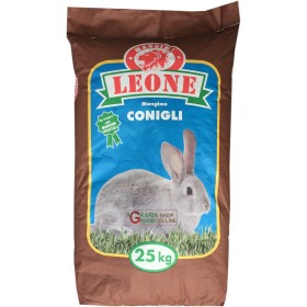 MANGIME CONIGLI CICLO UNICO FATTORIA KG. 25 LEONE MANGIME CONIGLI CICLO UNICO FATTORIA KG. 25 LEONE