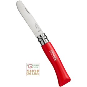 OPINEL COLTELLO INOX N. 7 PUNTA TONDA MON PREMIER MANICO ROSSO OPINEL COLTELLO INOX N. 7 PUNTA TONDA MON PREMIER MANICO ROSSO