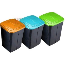 PATTUMIERA IN PLASTICA PER LA RACCOLTA DIFFERENZIATA ARANCIO LT. 15 PATTUMIERA IN PLASTICA PER LA RACCOLTA DIFFERENZIATA ARANCIO