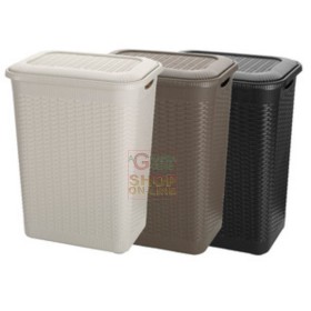 PORTABIANCHERIA IN RESINA RATTAN LT. 50 CM. 43 X 32 X 55H. PORTABIANCHERIA IN RESINA RATTAN LT. 50 CM. 43 X 32 X 55H.