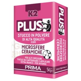 STUCCO PLUS MICROSFERE IN POLVERE DI ALTA QUALITA K2 KG. 5 STUCCO PLUS MICROSFERE IN POLVERE DI ALTA QUALITA K2 KG. 5