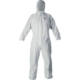 TUTA INTERA MONOUSO TYVEK PROTEC CON CAPPUCCIO TAGLIA L XL XXL TUTA INTERA MONOUSO TYVEK PROTEC CON CAPPUCCIO TAGLIA L XL XXL