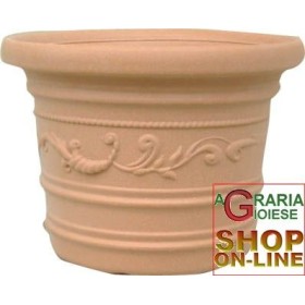 VASO IN PLASTICA FESTONATO PRESTIGE CM.35x26h. VASO IN PLASTICA FESTONATO PRESTIGE CM.35x26h.
