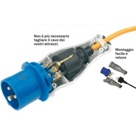 ADATTATORE INDUSTRIALE SPINA SCHUKO IP44 ADATTATORE INDUSTRIALE SPINA SCHUKO IP44