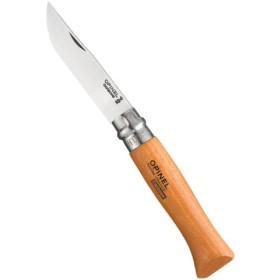 COLTELLO OPINEL LAMA IN CARBONIO MANICO IN FAGGIO N. 9 COLTELLO OPINEL LAMA IN CARBONIO MANICO IN FAGGIO N. 9