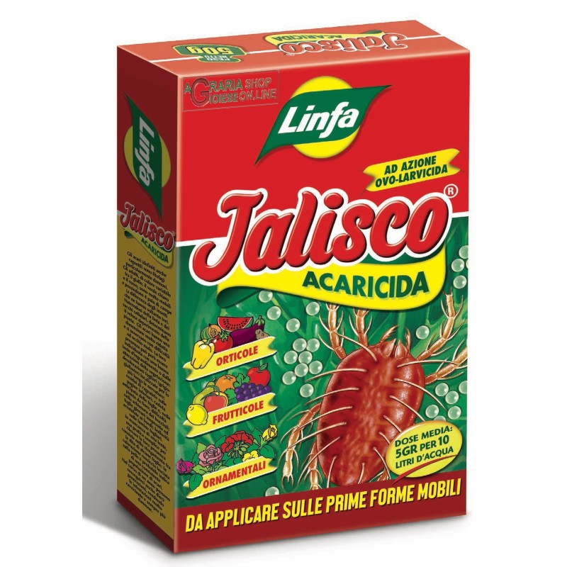 LINFA JALISCO ACARICIDA OVO-LARVICIDA IN POLVERE BAGNABILE A LINFA JALISCO ACARICIDA OVO-LARVICIDA IN POLVERE BAGNABILE A