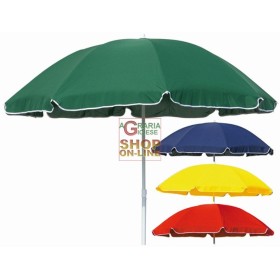 OMBRELLONE DA SPIAGGIA COLORI ASSORTITI DA CM. 180 OMBRELLONE DA SPIAGGIA COLORI ASSORTITI DA CM. 180