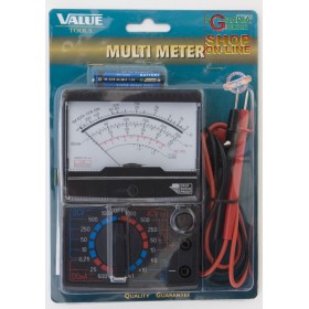 TESTER ANALOGICO CON INDICATORE AUTOSCHERMATO TESTER ANALOGICO CON INDICATORE AUTOSCHERMATO