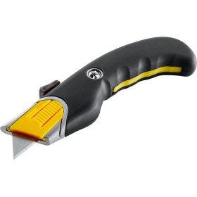 SAFETY CUTTER TAGLIERINO A LAME RETRATTILE CON IMPUGNATURA ERGONOMICA SAFETY CUTTER TAGLIERINO A LAME RETRATTILE CON IMPUGNATURA