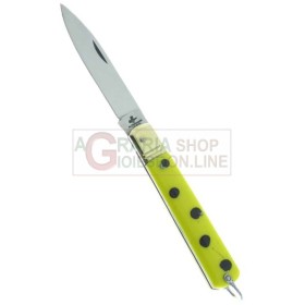 FRARACCIO COLTELLO SFILATO MANICO TARTARUGATO GIALLO CM. 19 FRARACCIO COLTELLO SFILATO MANICO TARTARUGATO GIALLO CM. 19