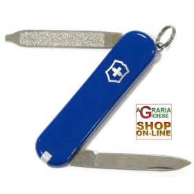 VICTORINOX CLASSIC ESCORT COLTELLINO PORTACHIAVI MULTIUSO COLORE BLU MM. 58 VICTORINOX CLASSIC ESCORT COLTELLINO PORTACHIAVI MULTIUSO