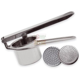 MAX SCHIACCIAPATATE 2 DISCHI INOX ERCOLINO MAX SCHIACCIAPATATE 2 DISCHI INOX ERCOLINO