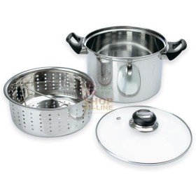 MAX VAPORIERA INOX 3,5 LT SET 3 PZ MAX VAPORIERA INOX 3,5 LT SET 3 PZ