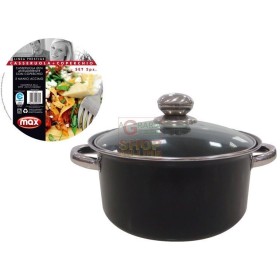 MAX CASSERUOLA 24CM ANTIAD. C/COP 2M/INOX MAX CASSERUOLA 24CM ANTIAD. C/COP 2M/INOX