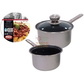 MAX SET 2 CASSER.ANT.14-18CM C/COP.M/INOX MAX SET 2 CASSER.ANT.14-18CM C/COP.M/INOX