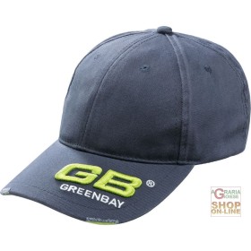 CAPPELLINO 100% COTONE CON VISIERA LOGO GB  COLORE GRIGIO CAPPELLINO 100% COTONE CON VISIERA LOGO GB COLORE GRIGIO