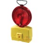 LAMPADA STRADALE INTERMITTENTE VETRO ROSSO DIAM 18 CON STAFFA