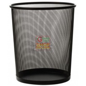 CESTINO GETTACARTE COLORE NERO PER UFFICIO CM. 27X30 H CESTINO GETTACARTE COLORE NERO PER UFFICIO CM. 27X30 H