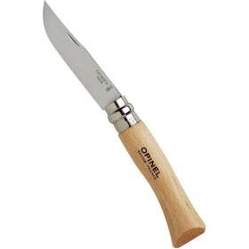 COLTELLO OPINEL LAMA IN ACCIAIO INOX MANICO IN FAGGIO N. 7 COLTELLO OPINEL LAMA IN ACCIAIO INOX MANICO IN FAGGIO N. 7