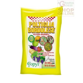COPYR FUNGICIDA POLTIGLIA BORDOLESE POLVERE BAGNABILE KG. 1 COPYR FUNGICIDA POLTIGLIA BORDOLESE POLVERE BAGNABILE KG. 1