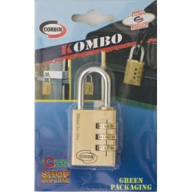CORBIN LUCCHETTO A COMBINAZIONE MM. 30 CORBIN LUCCHETTO A COMBINAZIONE MM. 30