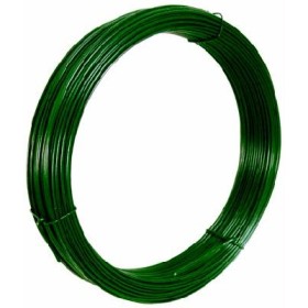 FILO DI FERRO PLASTIFICATO VERDE PER TENSIONE MT. 100 MM. 2,8 FILO DI FERRO PLASTIFICATO VERDE PER TENSIONE MT. 100 MM. 2,8